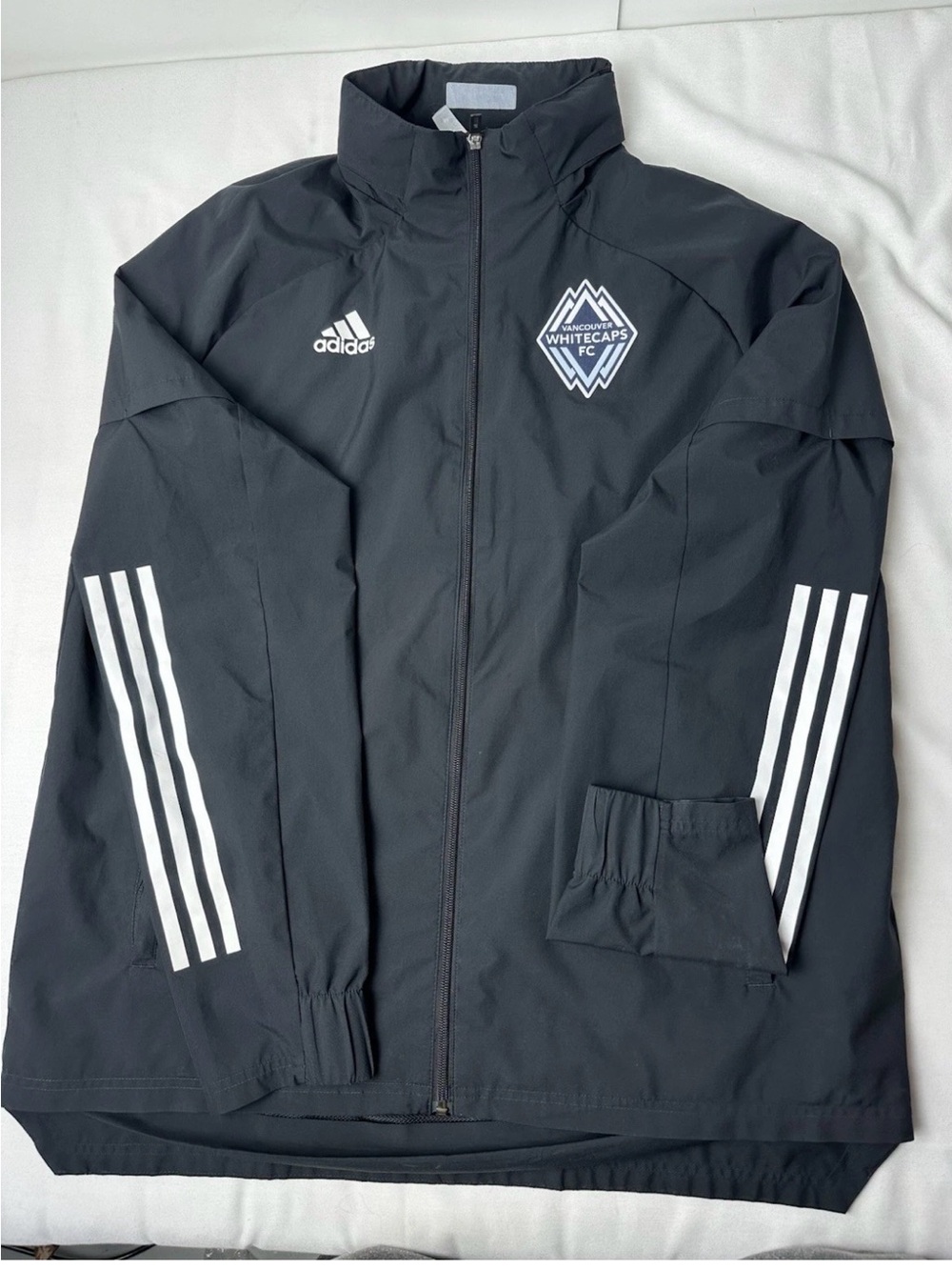 Vancouver Whitecaps FC Men's Size L Adidas Windbreaker Jacket